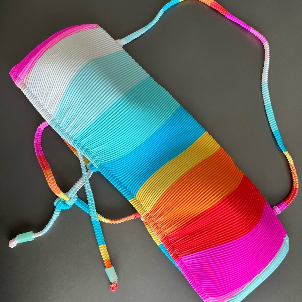 Trina Turk Multicolor Striped Bikini Top and bottoms